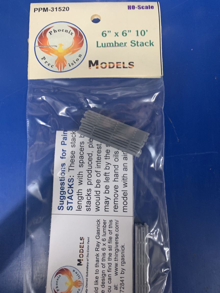 HO 6'' x 6'' x 10' Lumber Stacks (3)