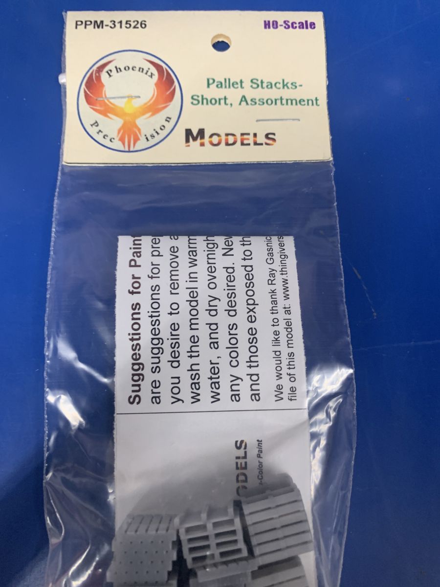 HO Pallet Stacks - Shorties (6)