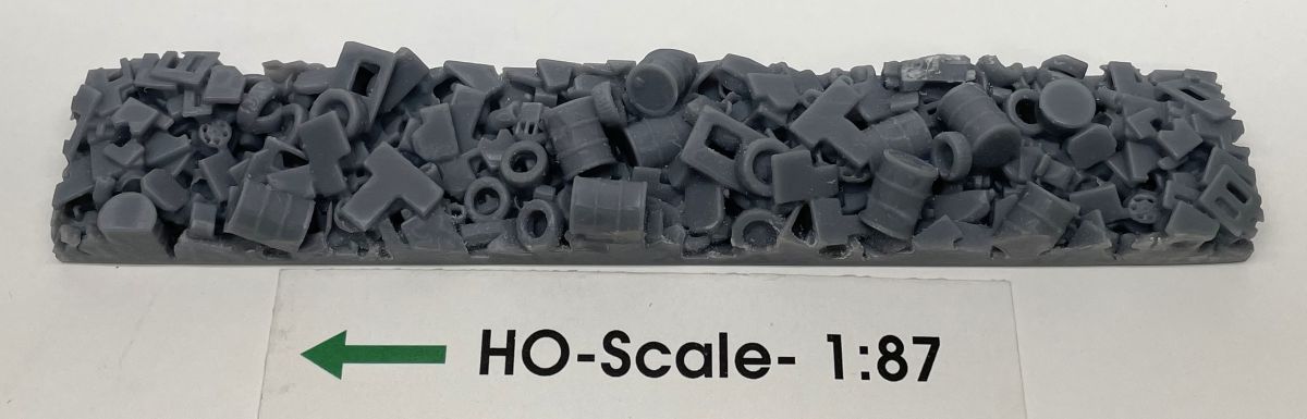 HO Scrap Load for Walthers 53' Gondola