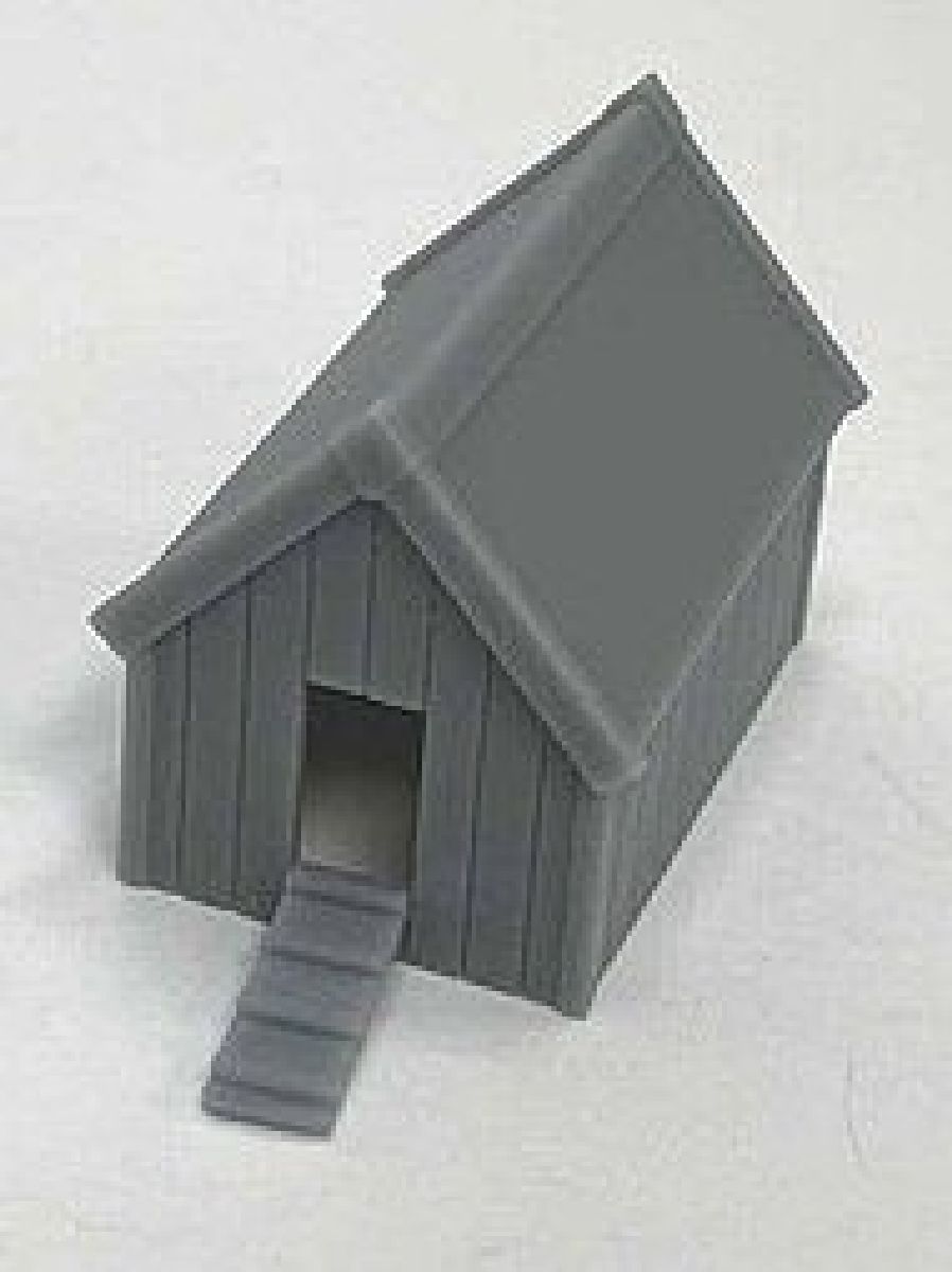 HO Small Chicken Coup w/Ramp (1)
