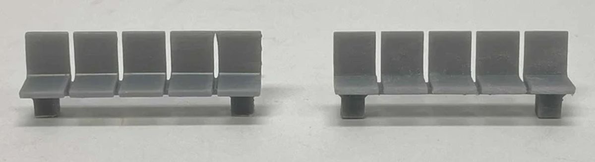HO Platform Seating Plain