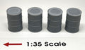 1/35 New Closed 55-Gallon Drums (4)
