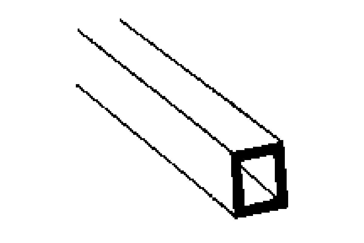 (90223) Rect.Tubing 3/8''