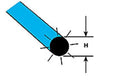 (90254) 1/2 Lgth.Flour.Rod