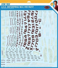 TARIFF Star Trek U.S.S. Enterprise Refit Aztec Decals(For us