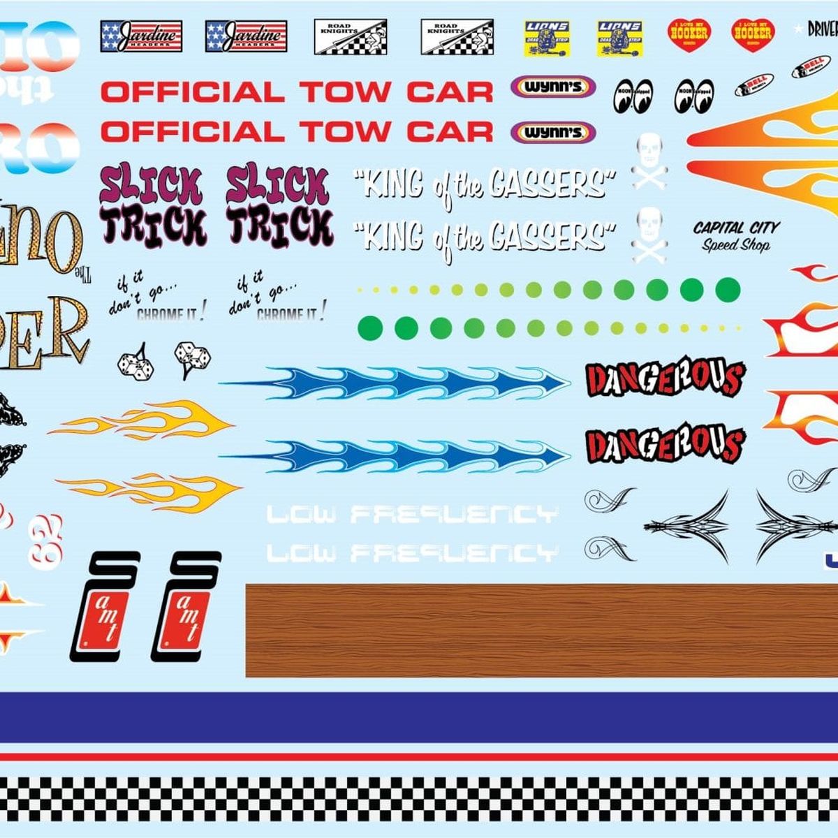 TARIFF Best of AMT Custom Graphics Decals Volume 1(Can be us