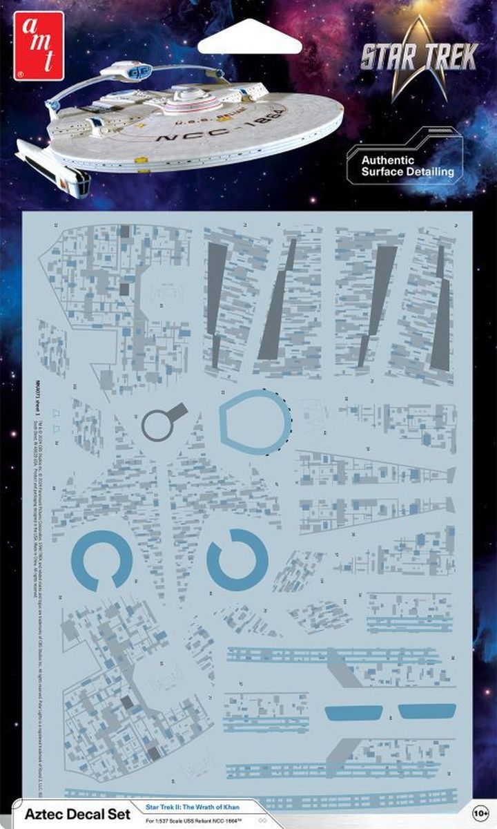 TARIFF Star Trek: Wrath of Khan U.S.S. Reliant Aztec Decal S