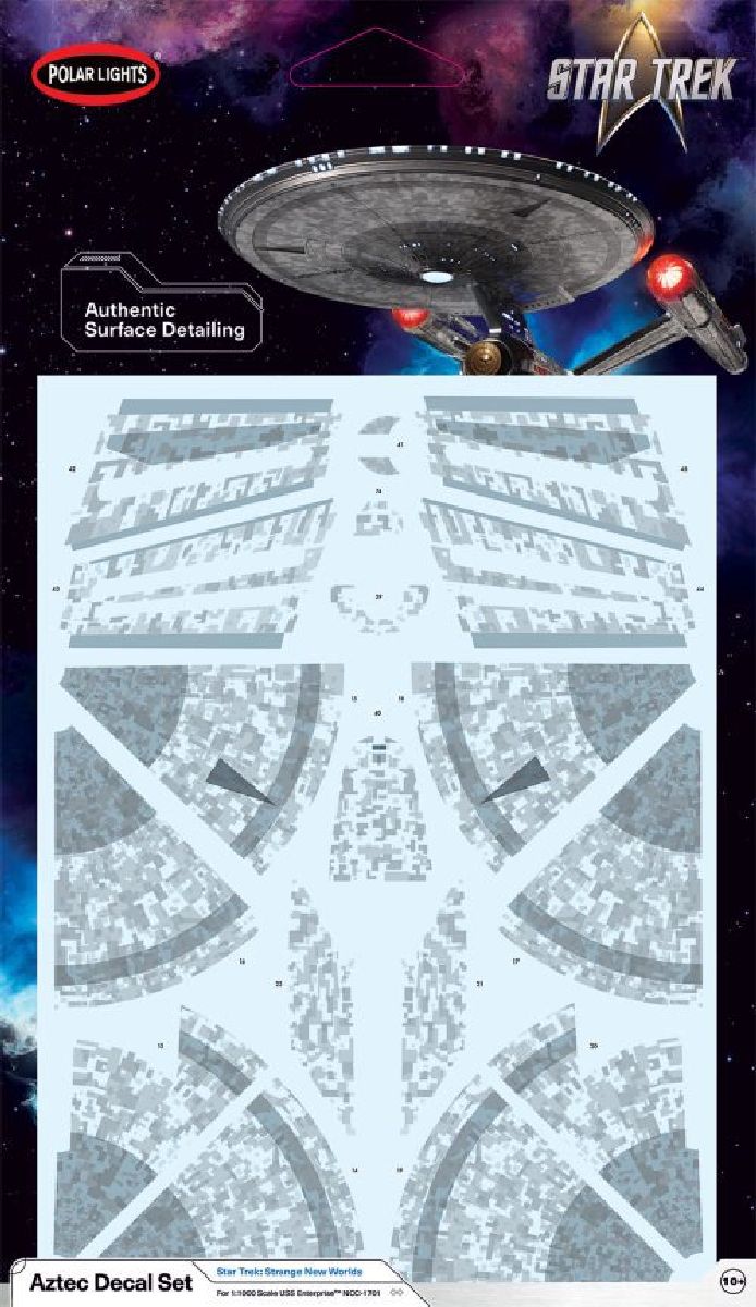 Star Trek Strange New Worlds U.S.S. Enterprise Aztec Decals