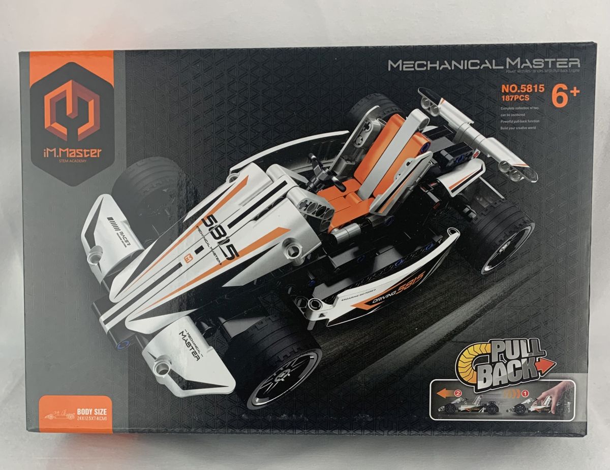 Tech Bricks Pull-Back Kart 187pc