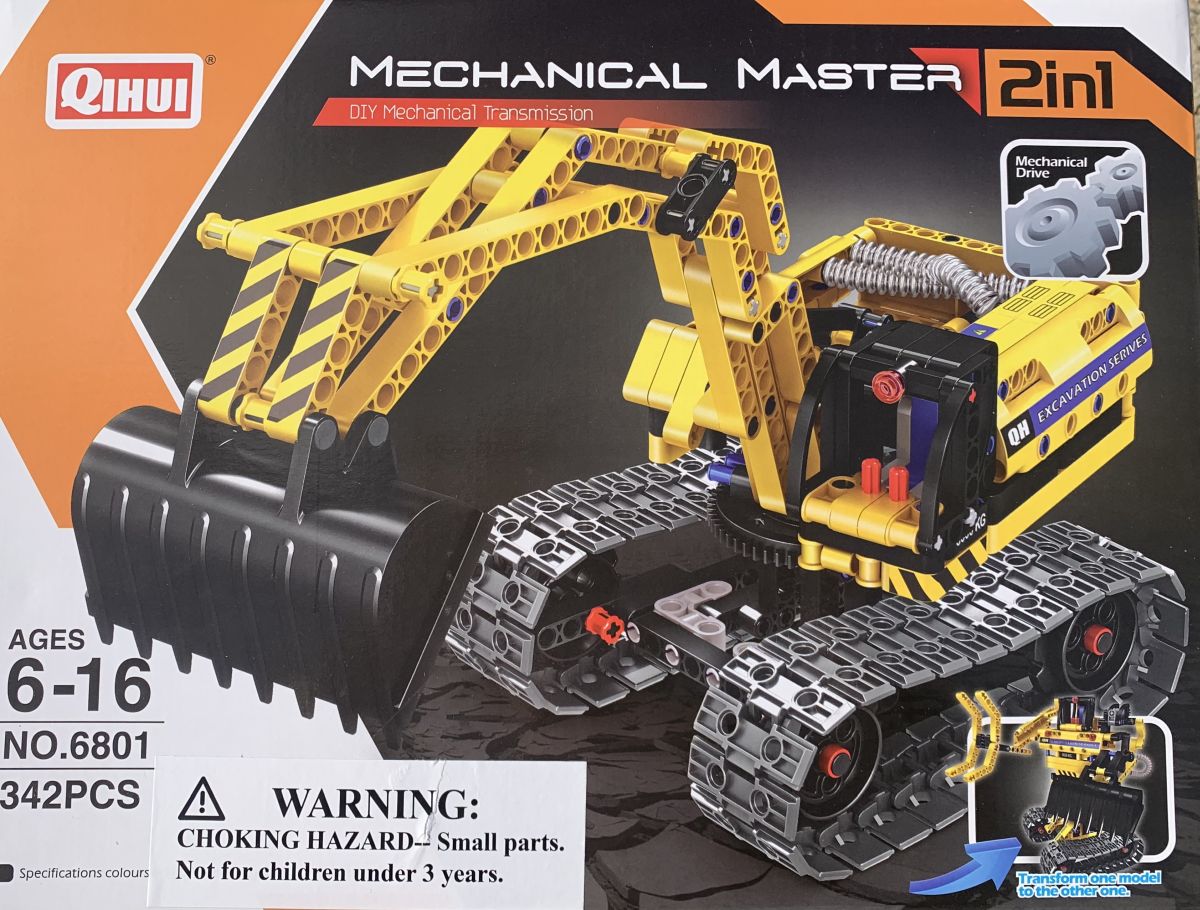 Tech Bricks R/C Excavator STEM 342pc