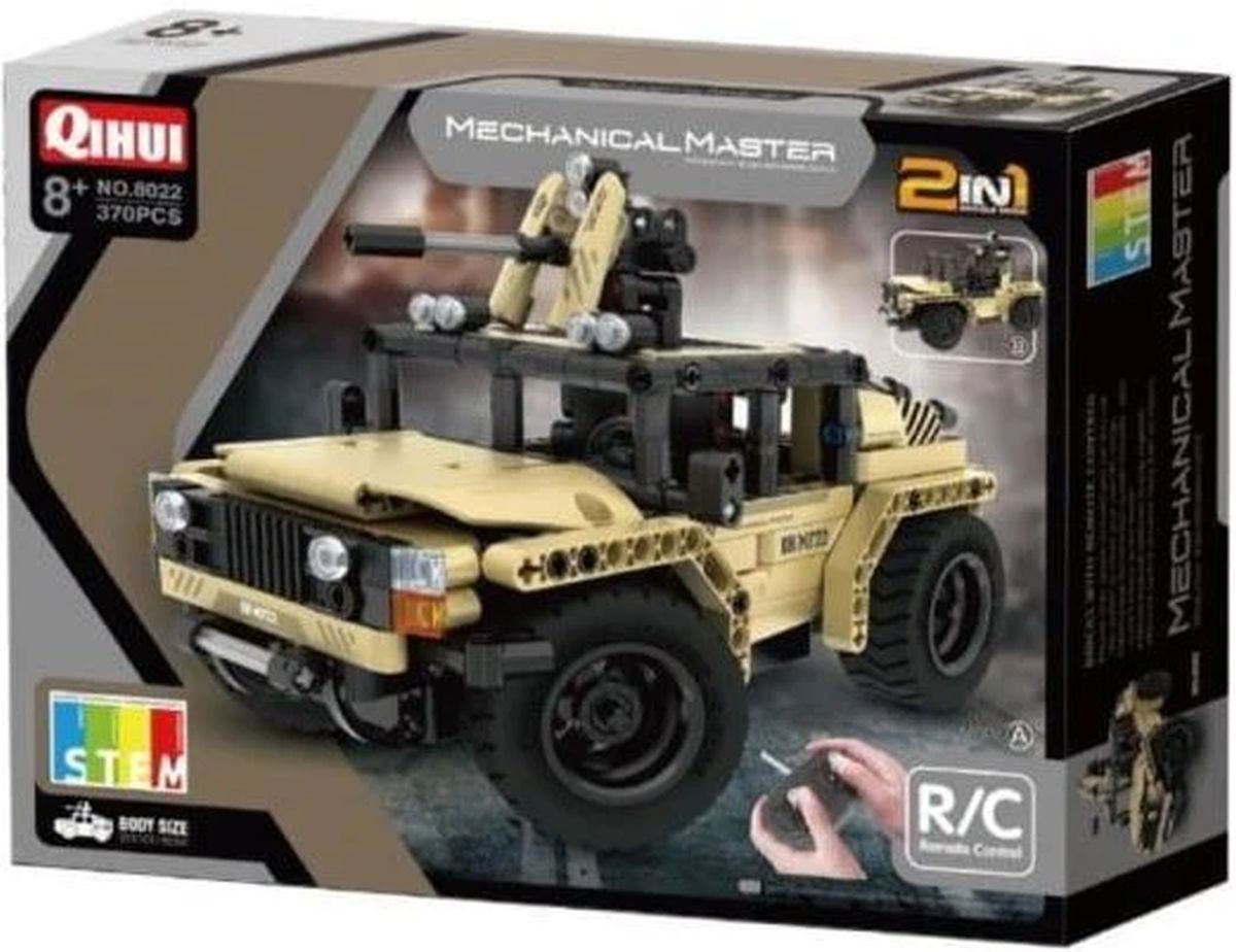 Tech Bricks R/C 2n1 Armed Off-Road Vehicle 370pc