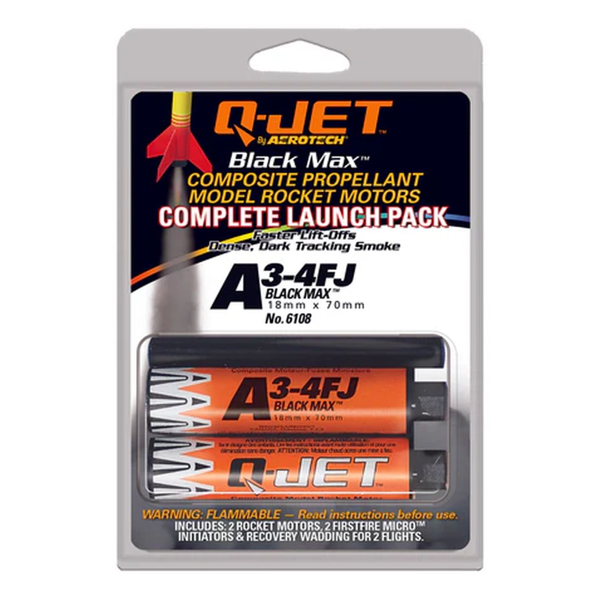A3-4FJ Rocket Motor Value Pack  (12)