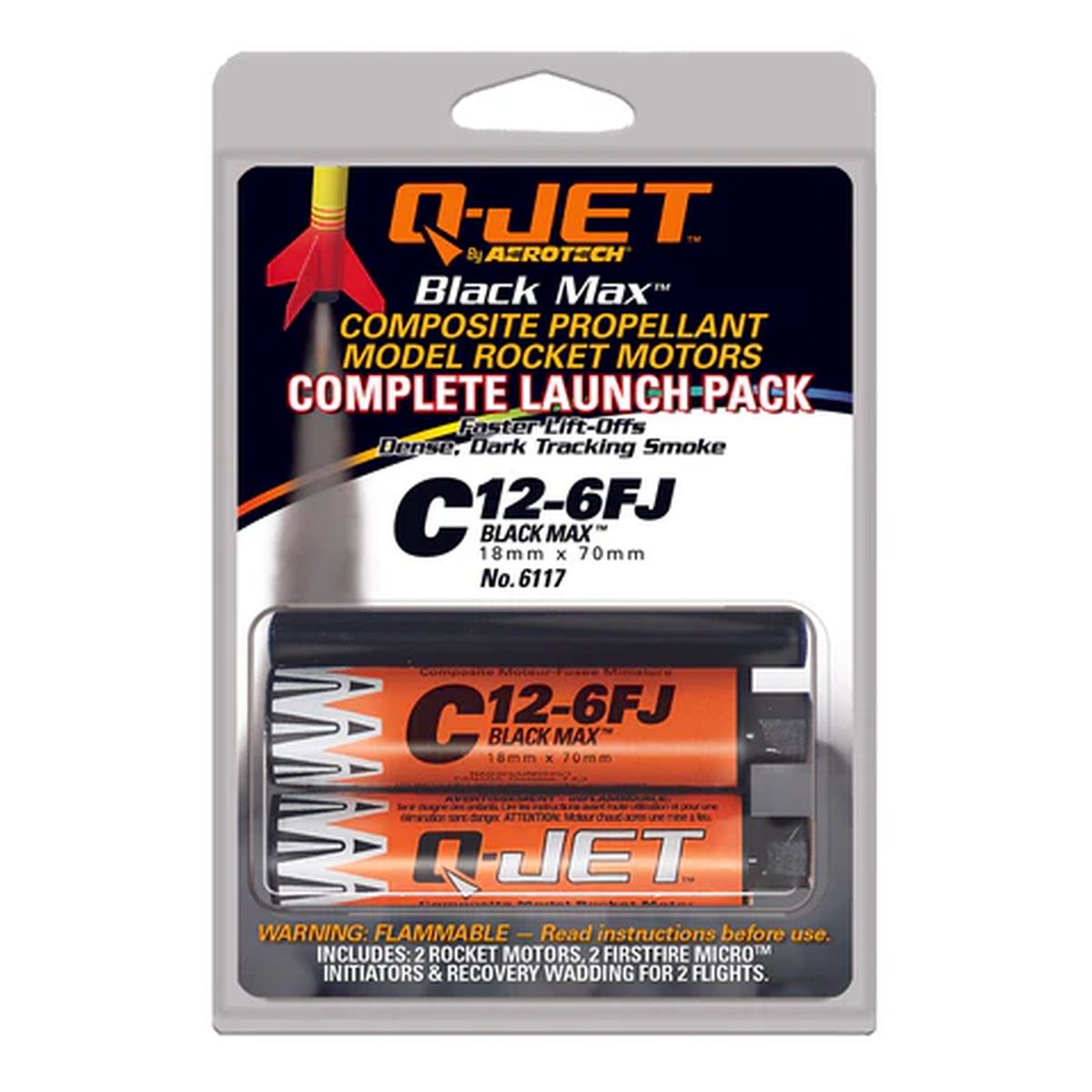 C12-6FJ Rocket Motor Value Pack (12)