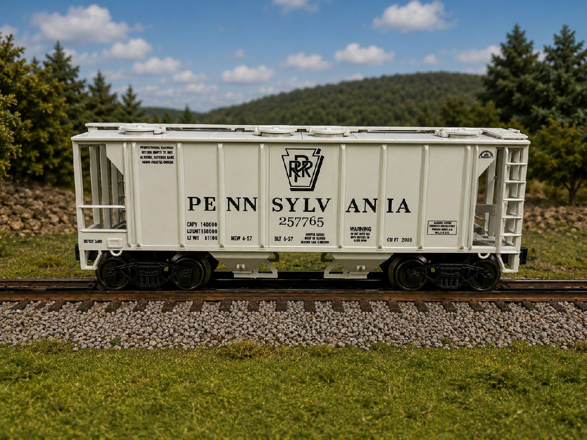 O 2 Bay Covered Hopper PRR