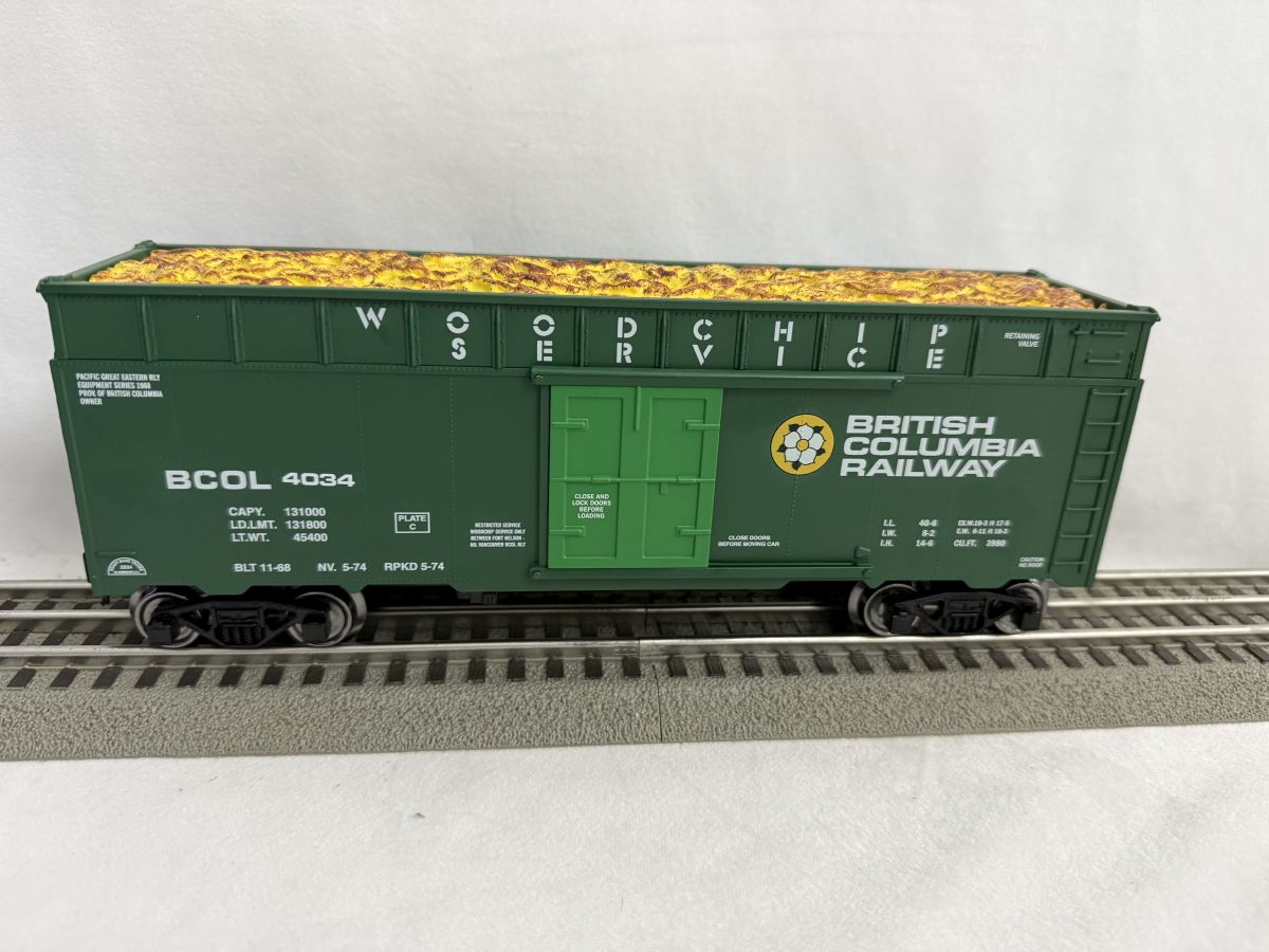 O Woodchip Car British Columbia Rwy