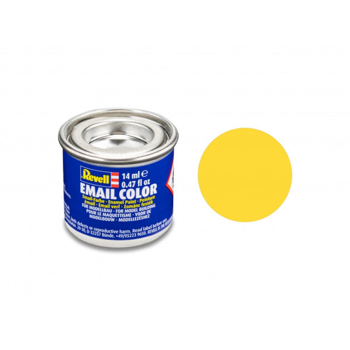 Enamel Mat Yellow Ral 1017 14ml-tin