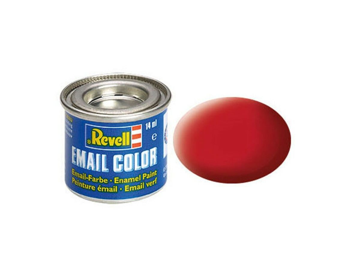 Enamel Mat Carmine Red Ral 3002 14ml-tin