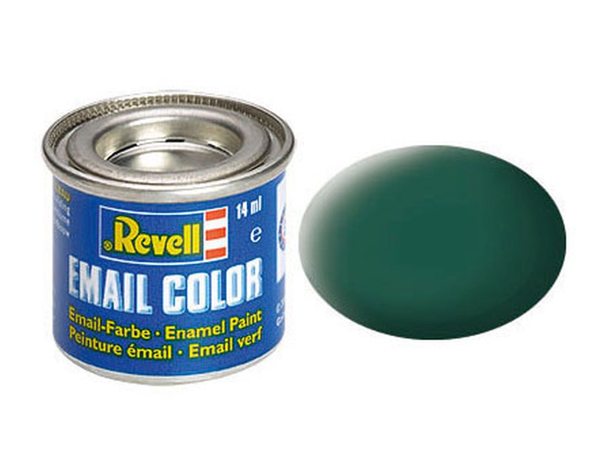 Enamel Mat Dea Green Ral 6028 14ml-tin