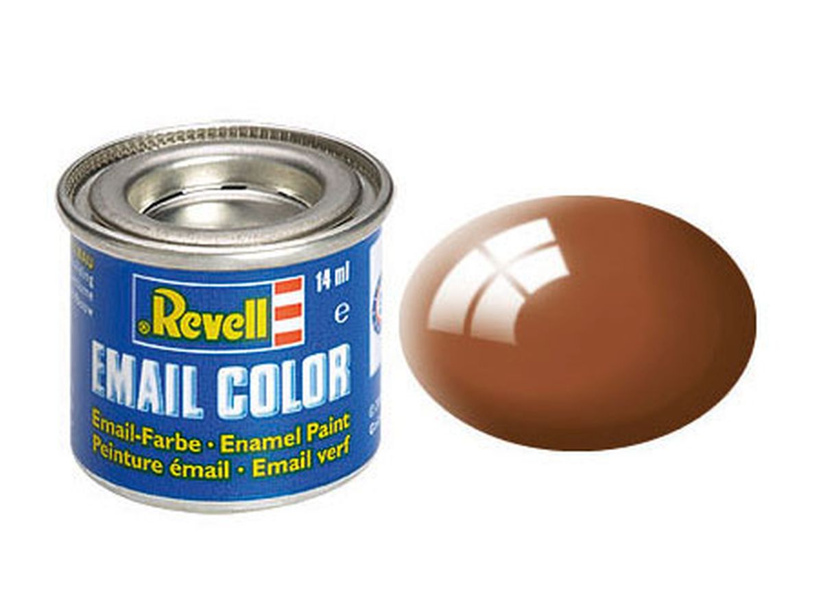 Enamel Gloss Mud Brown Ral 8003 14ml-tin