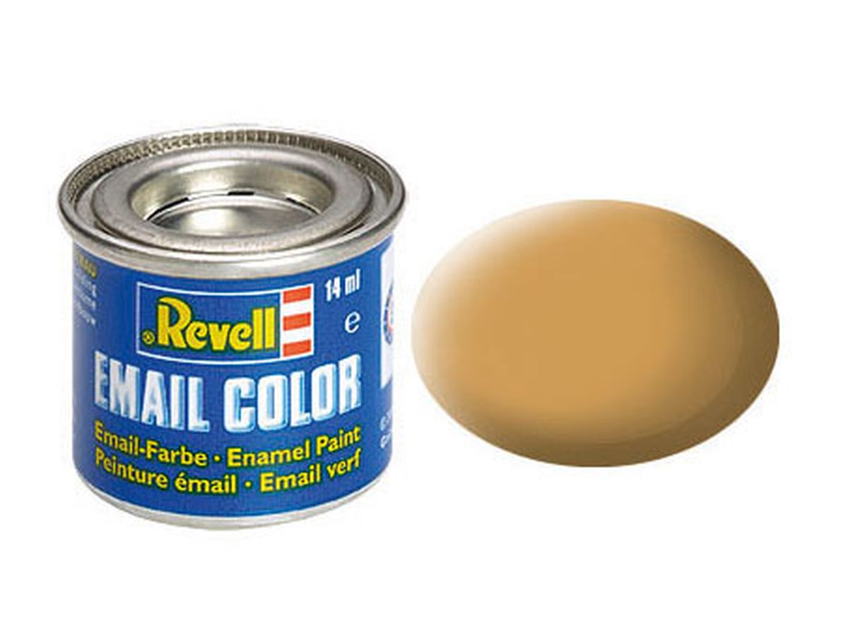 Enamel Mat Ochre Brown Ral 1011 14ml-tin