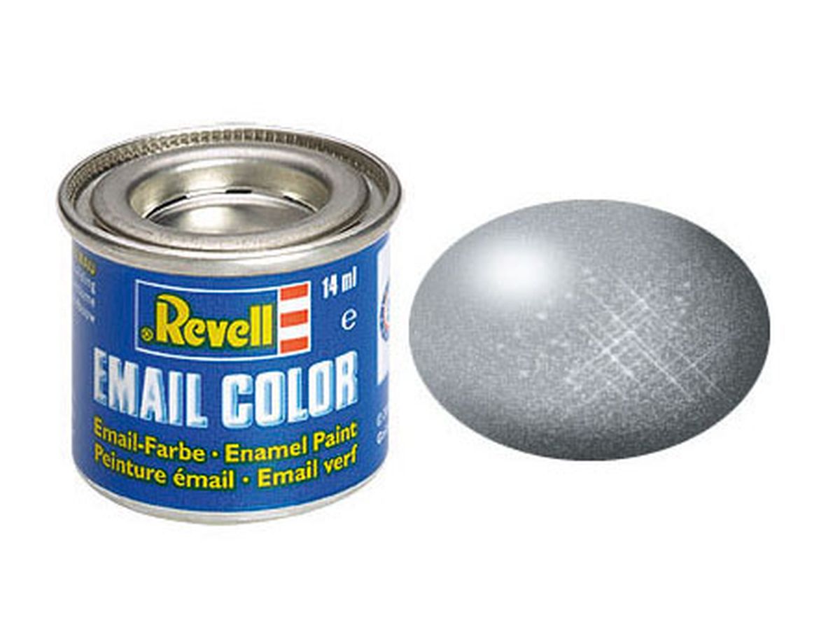 Enamel Metallic Steel 14ml-tin