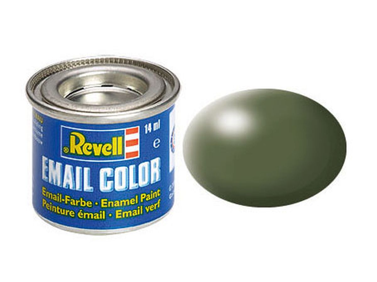 Enamel Silk Olive Green Ral 6003 14ml-tin