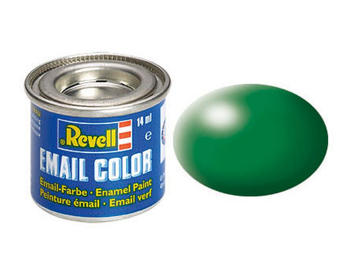 Enamel Silk Leaf Green Ral 6001 14ml-tin