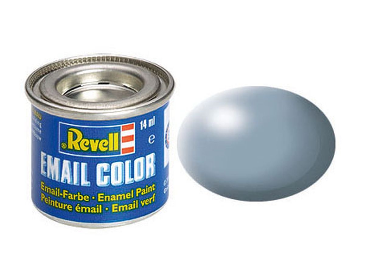 Enamel Silk Grey Ral 7001 14ml-tin