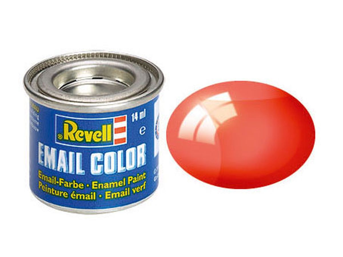 Enamel Clear Red 14ml-tin