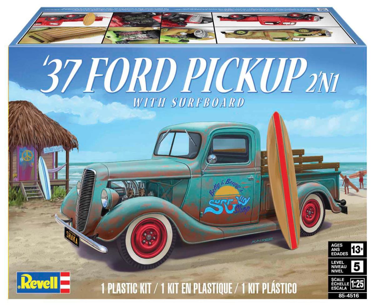 37 Ford Pickup 2n1 W/ Surfboard Skill 5