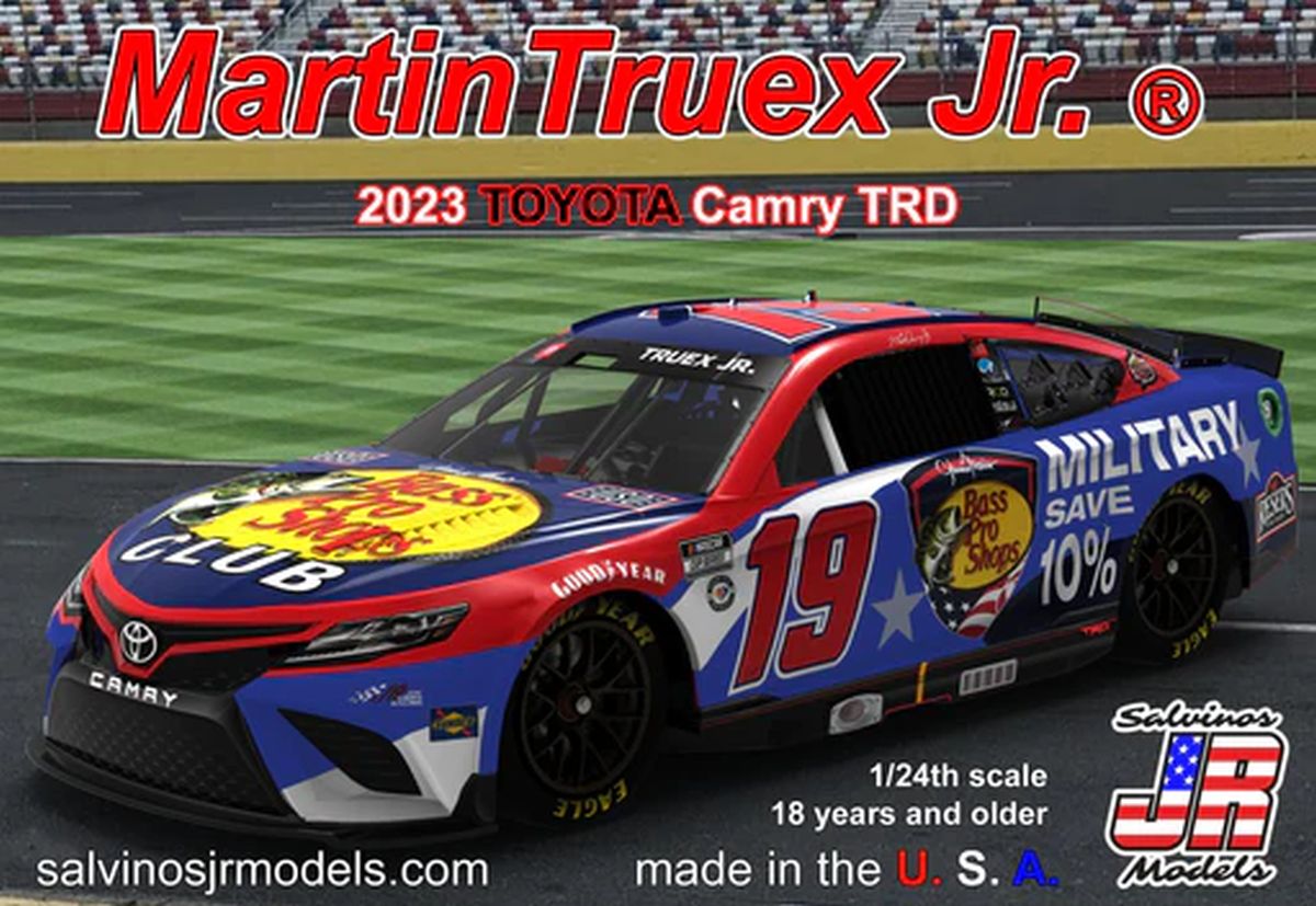 Joe Gibbs Racing Martin Truex Jr 2023 Toyota Camry Patriotic