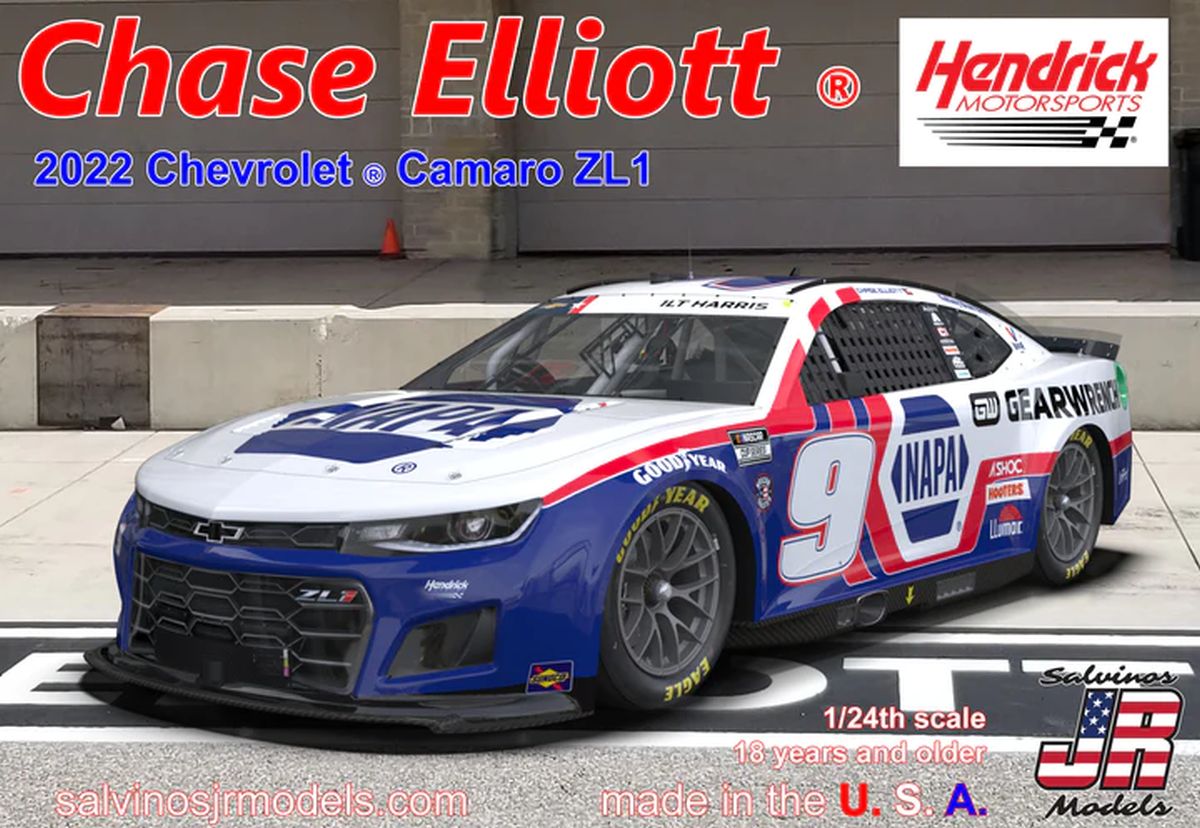 Hendrick Motorsports Chase Elliott 2022 Camaro- Patriotic