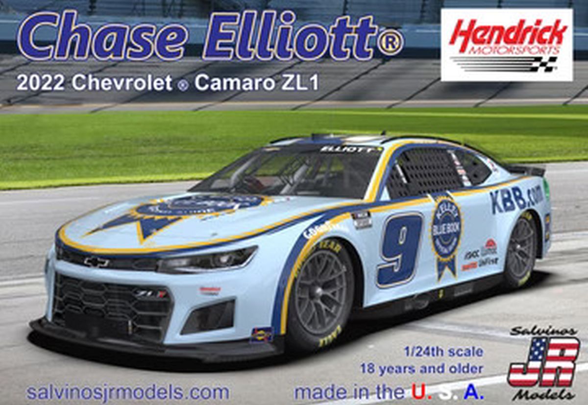 Hendrick Motorsports Chase Elliott 2022 Camaro-Kelley Blue B