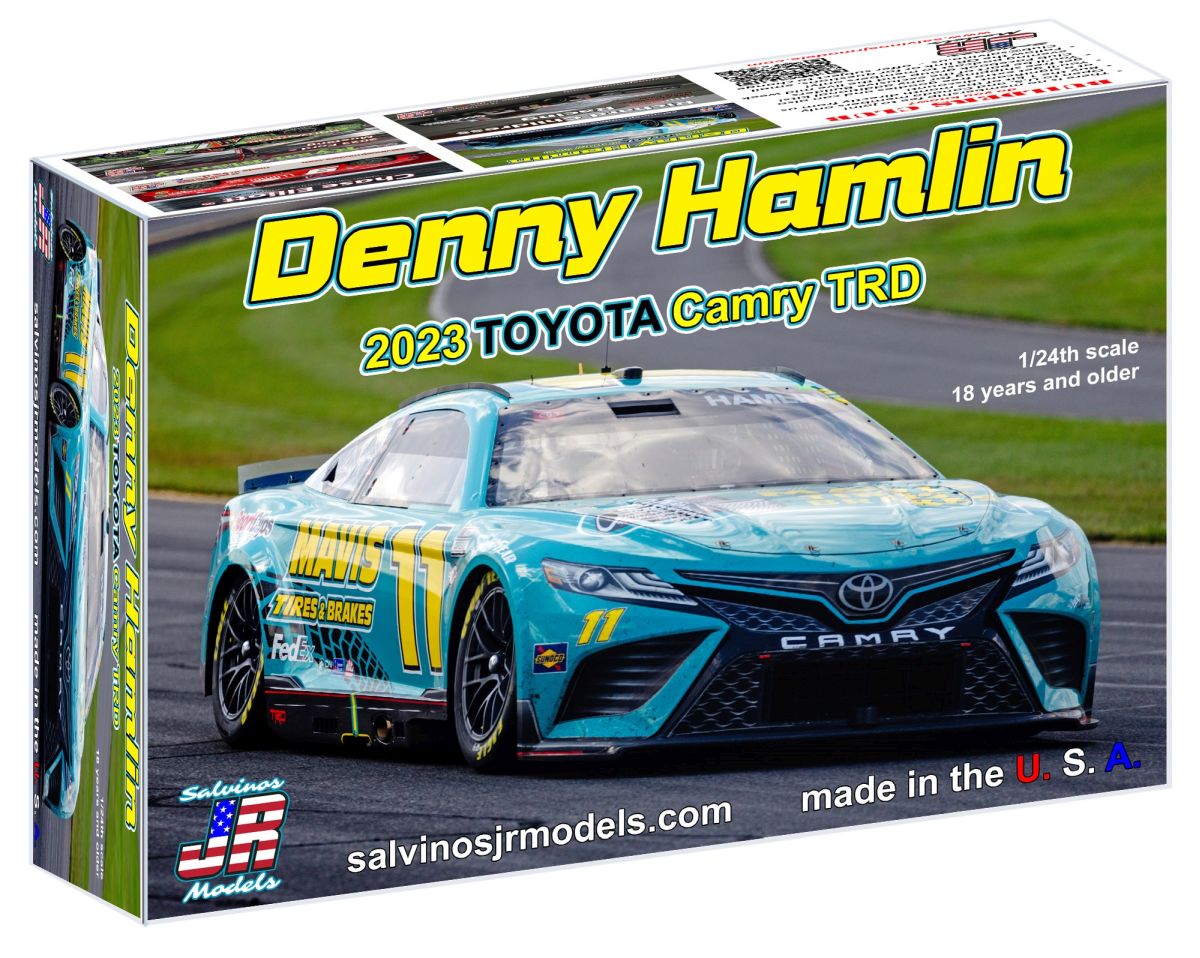 Joe Gibbs Racing 2023 Denny Hamlin Toyota Camry Mavis