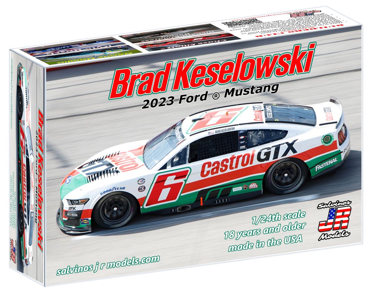 RFK Racing 2023 Brad Keslowski Ford Mustang Castrol Oil
