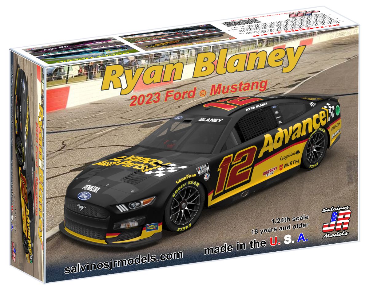 Team Penske 2023 Ryan Blaney Ford Mustang Advance Auto