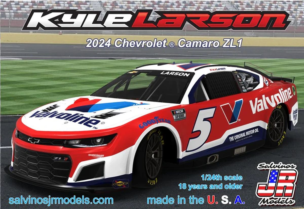 Hendrick Motorsports 2024 Kyle Larson Camaro Valvoline New
