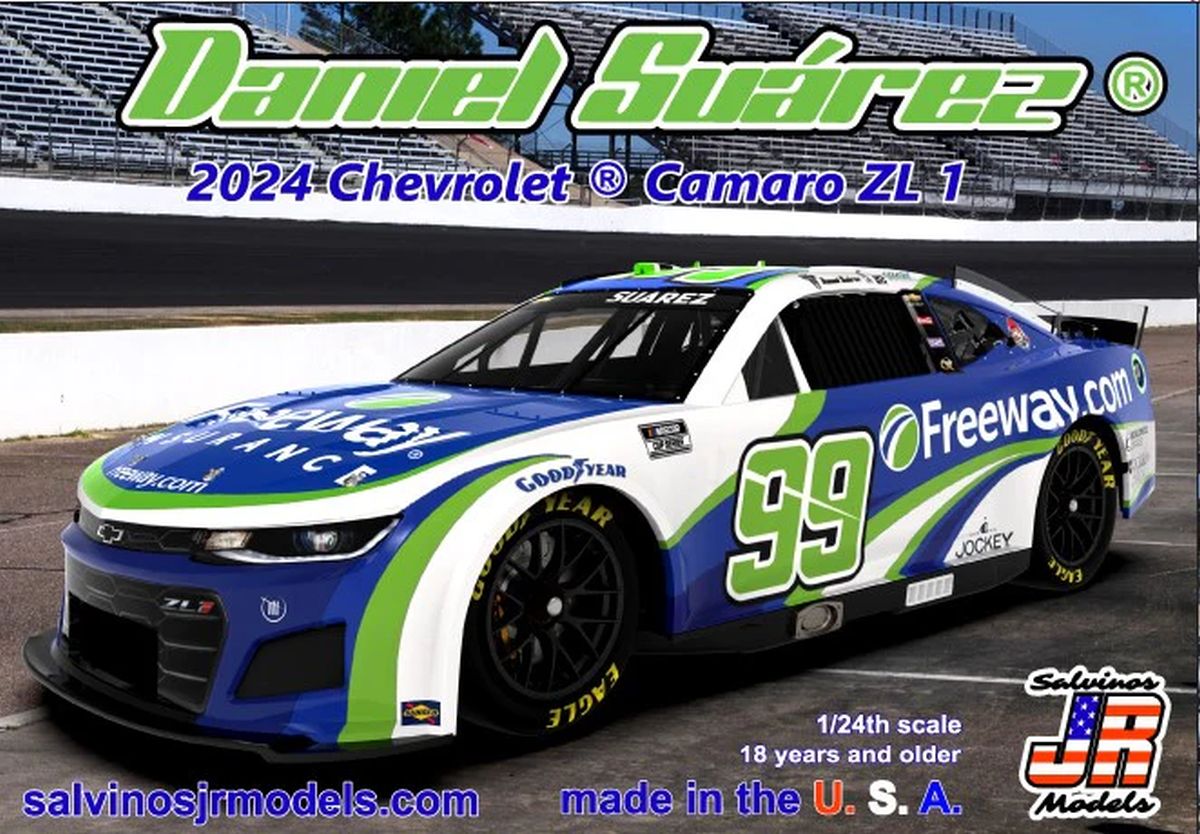 Trackhouse Racing 2024 Daniel Suarez Camaro Primary Race Win