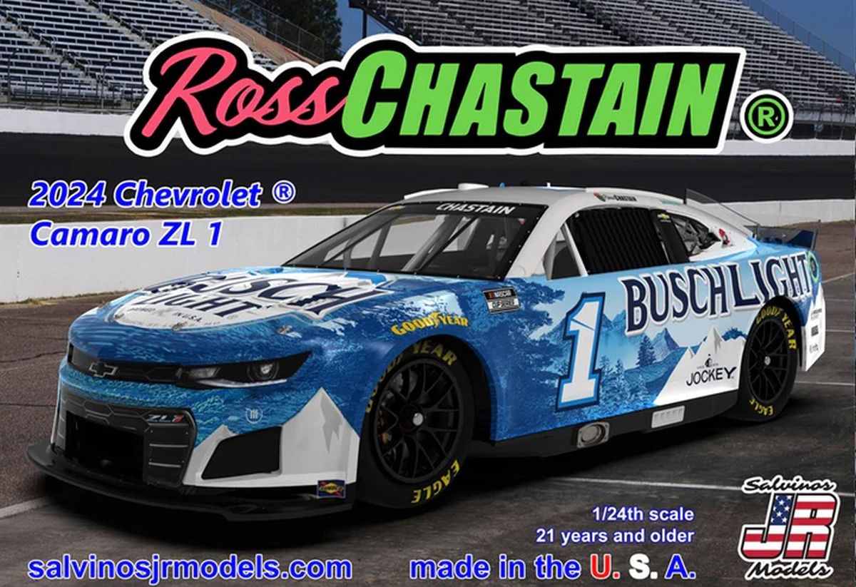 Trackhouse Racing 2024 Ross Chastain Camaro Busch New