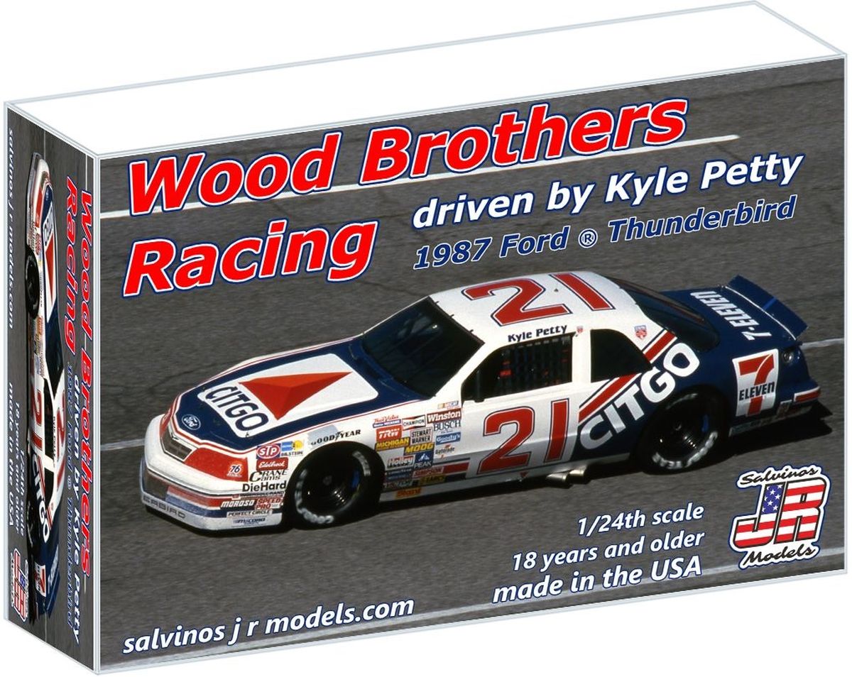 Wood Brothers 1987 KYLE Petty Ford Thunderbird 'Citgo