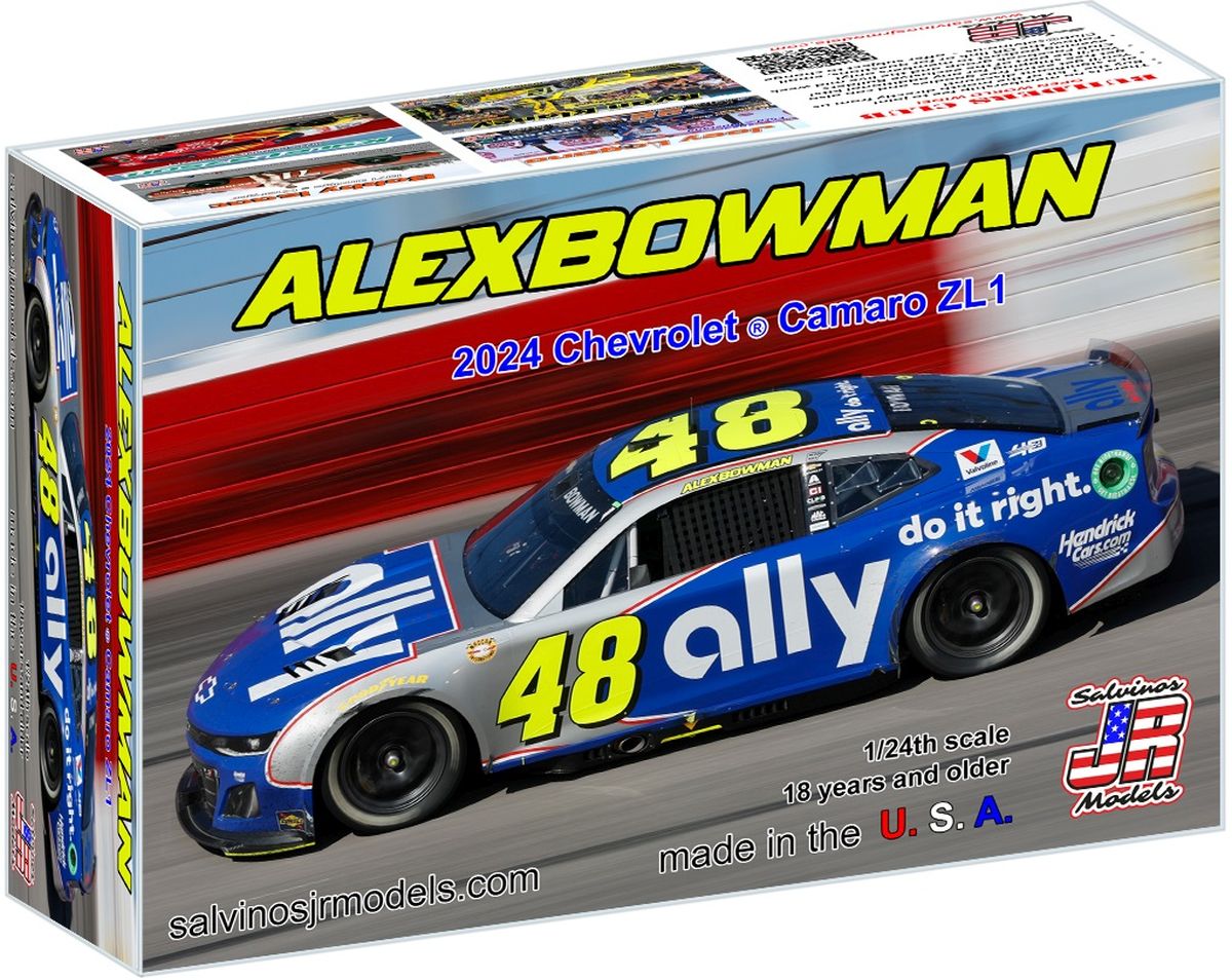 Hendrick Motorsports 2024 Alex Bowman Camaro Darlington Thro