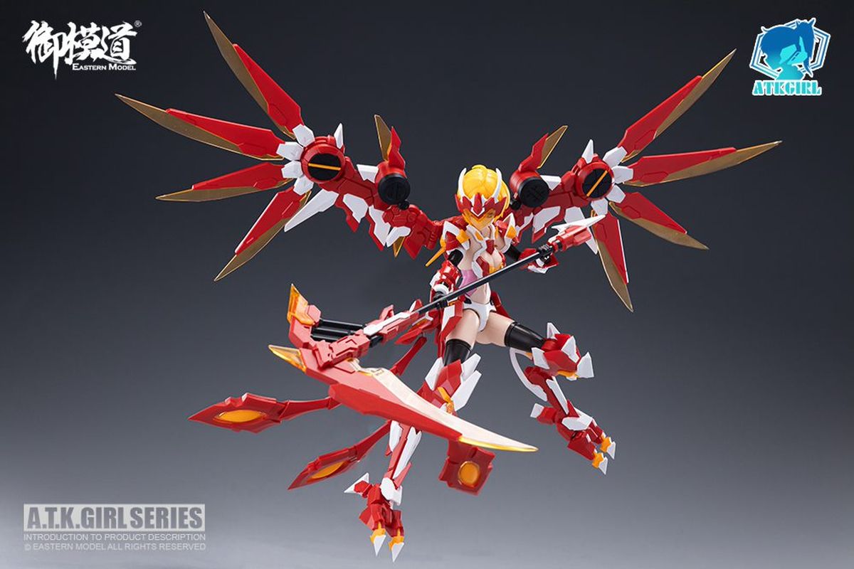 E Model A.T.K. Girl Vermilion Bird 1/12 Scale Model Kit