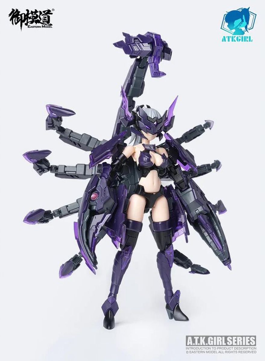 E Model A.T.K. Girl Scorpion (Serqet) 1/12 Scale Model Kit