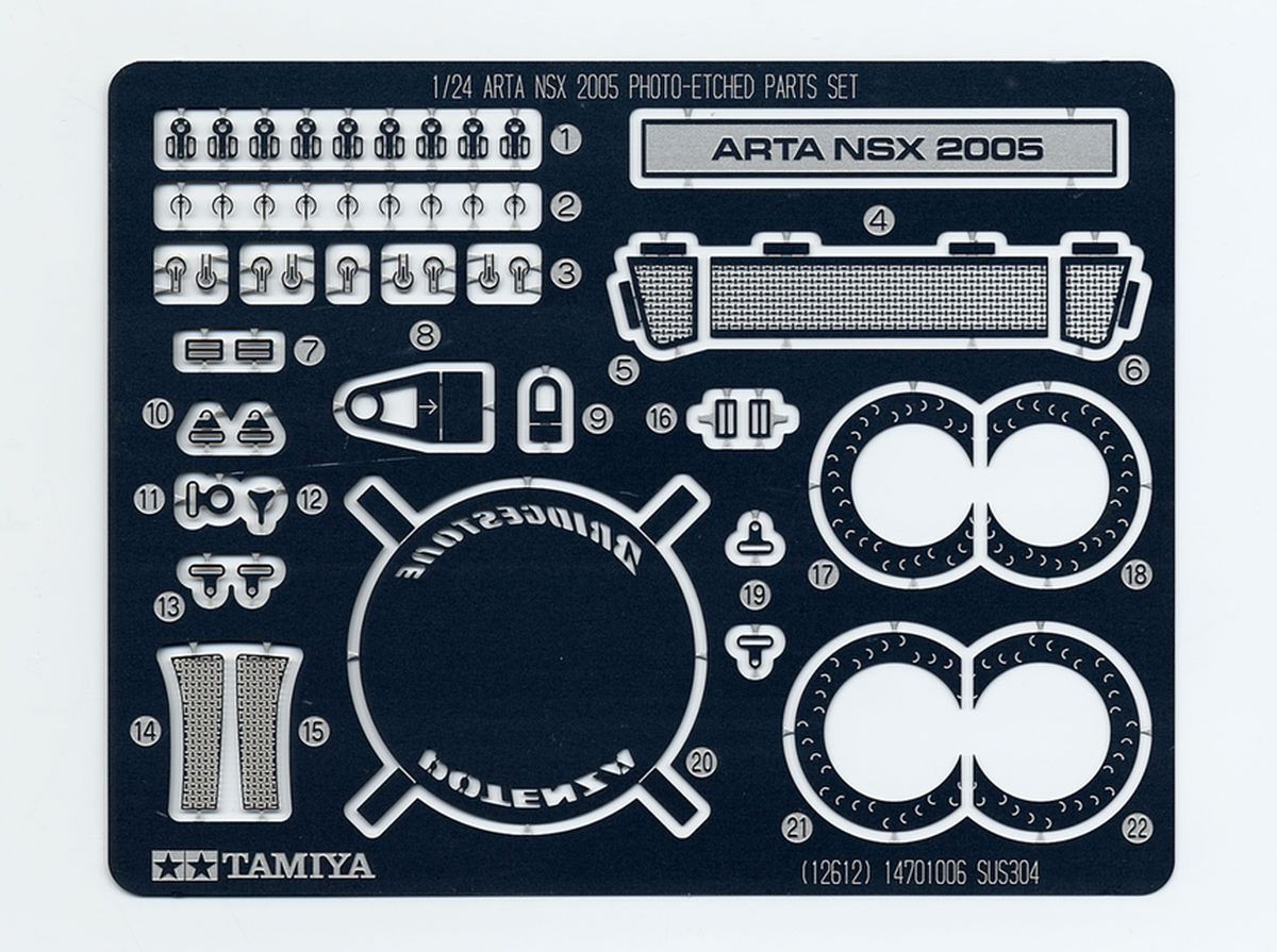 ARTA NSX 2005 PE Parts