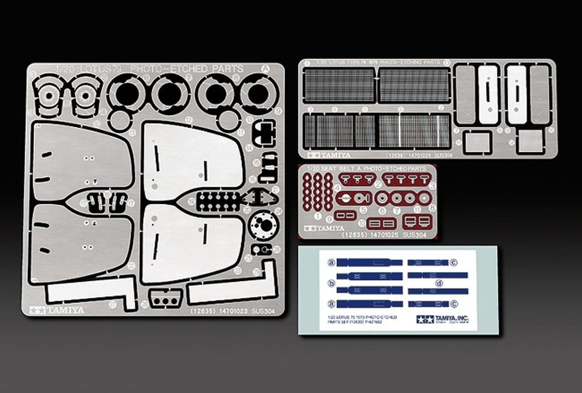 1/20 Lotus Type 79 PE Parts