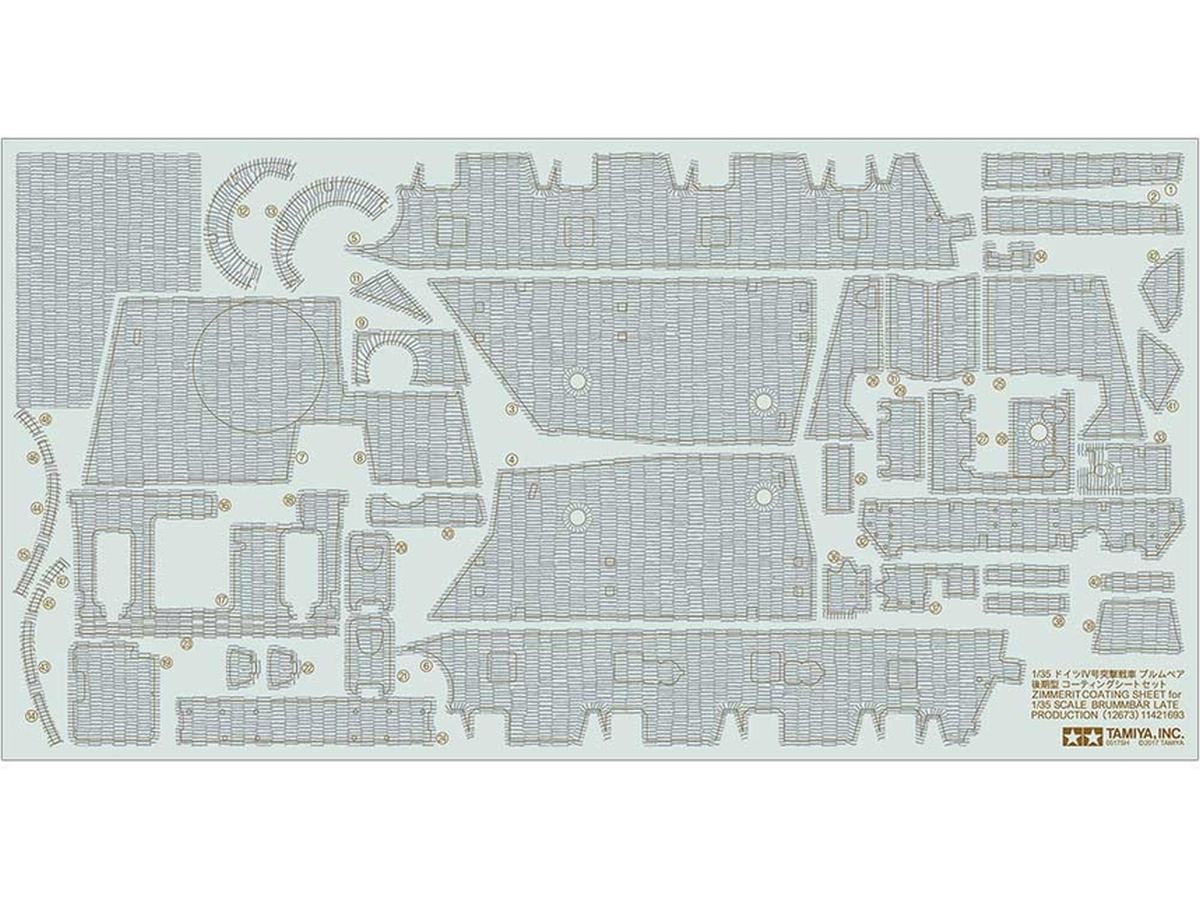 Zimmerit Coating Sheet