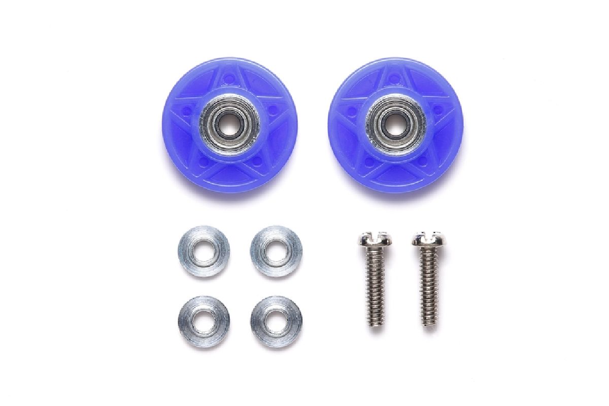 JR Lg Dia Tire/Wheel Set EZ Chassis Wide Tread