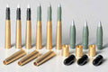 StuG III Brass 75mm & 105mm Projectiles