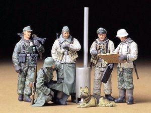 German Soldiers At Field Briefing