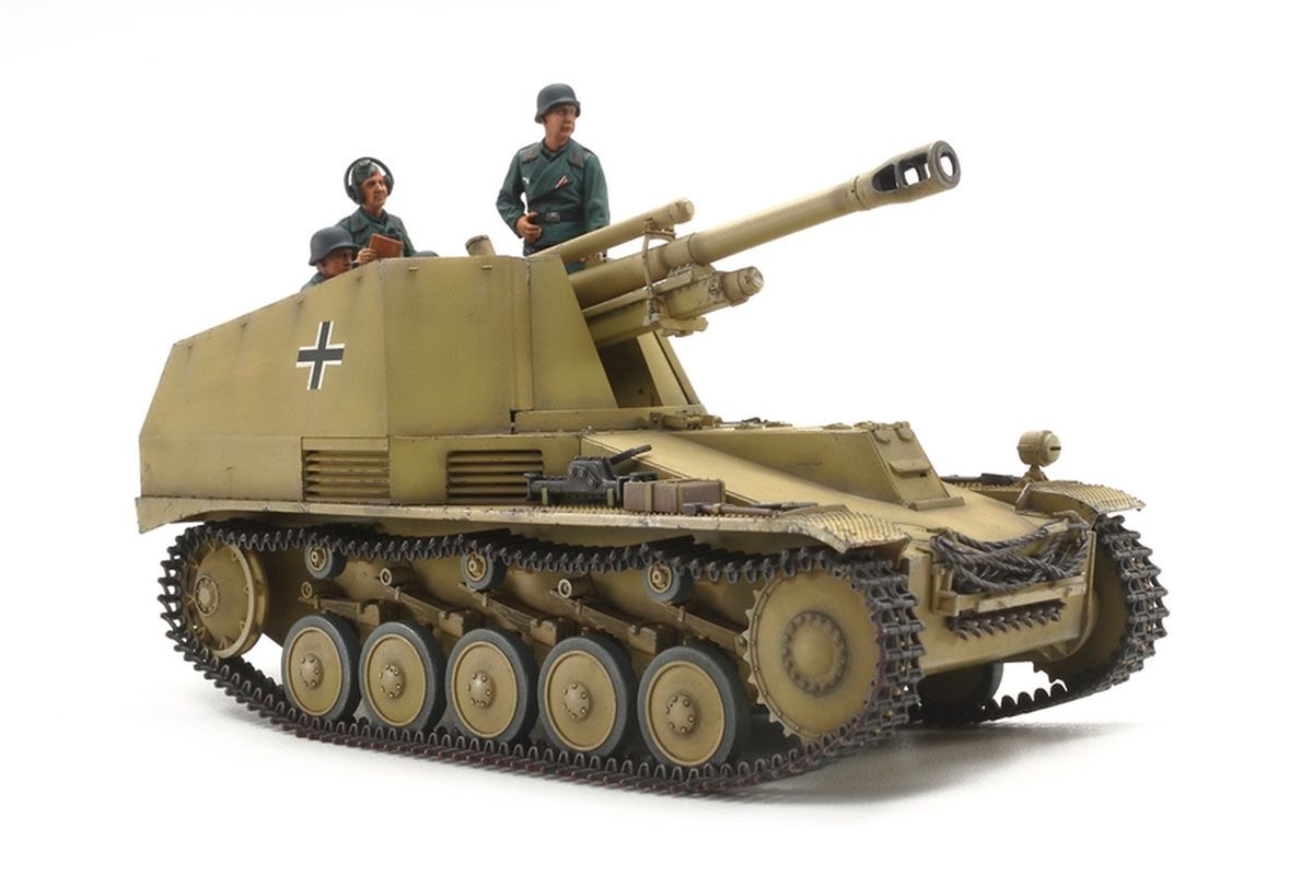 German Self-Propelled Howitzer Wespe Italian Front